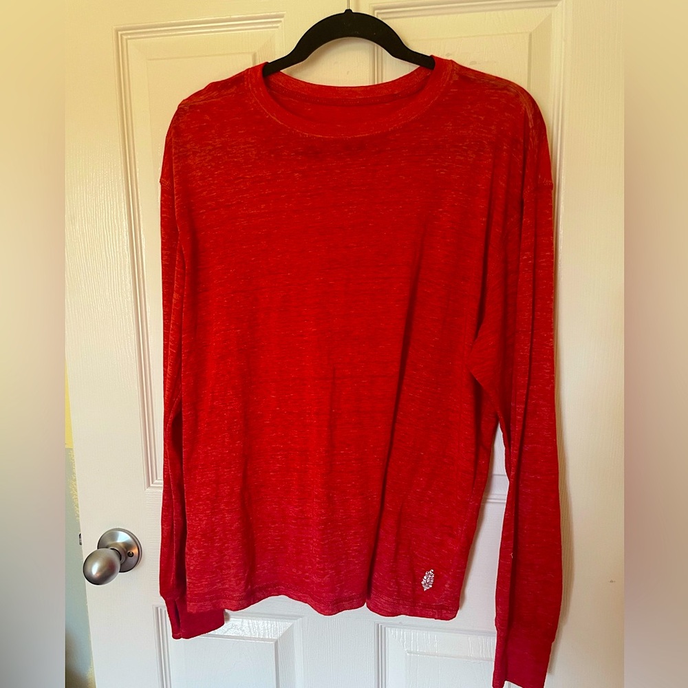 Free People Keep Rolling Solid Long Sleeve